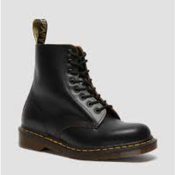 Dr Martens 1460 7.5 Womens Smooth Leather Lace Up Boots - Picture 2 of 4
